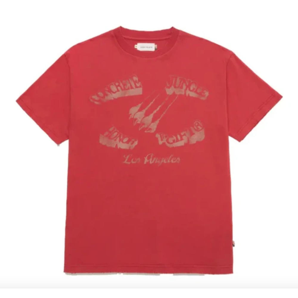 NWT HTG HONOR THE GIFT CONCRETE JUNGLE T-SHIRT, CRIMSON, XXXLarge 60$